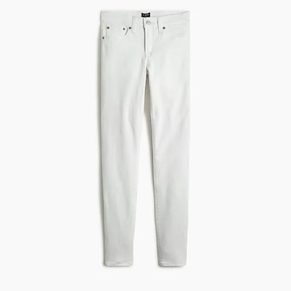 J. Crew Factory 8" rise white skinny jeans signature stretch AW377 - Picture 3 of 8